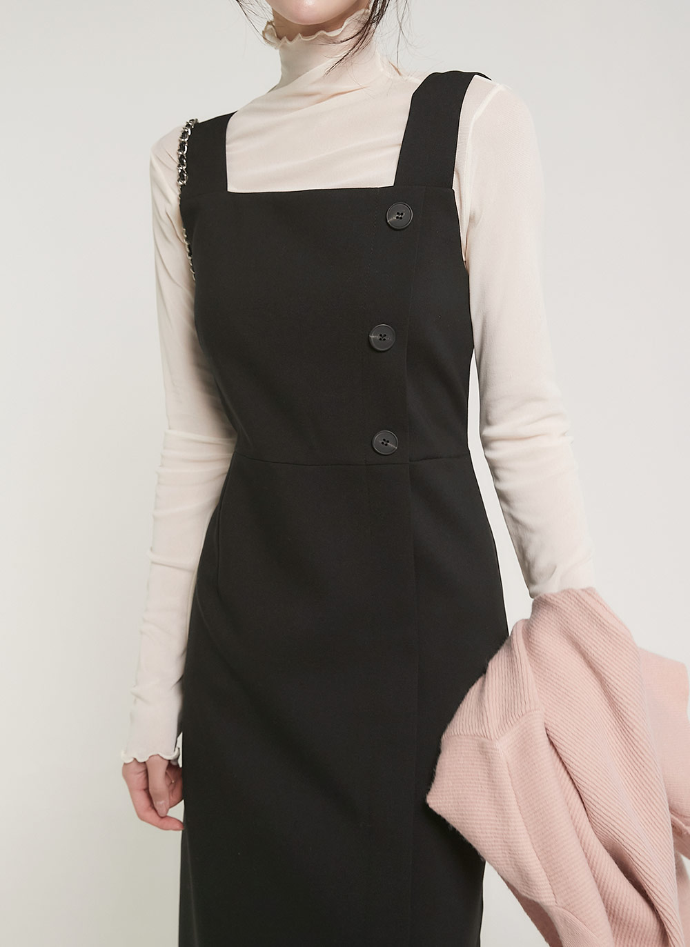 ボタンスリットノースリワンピース | DHOLIC | 詳細画像10