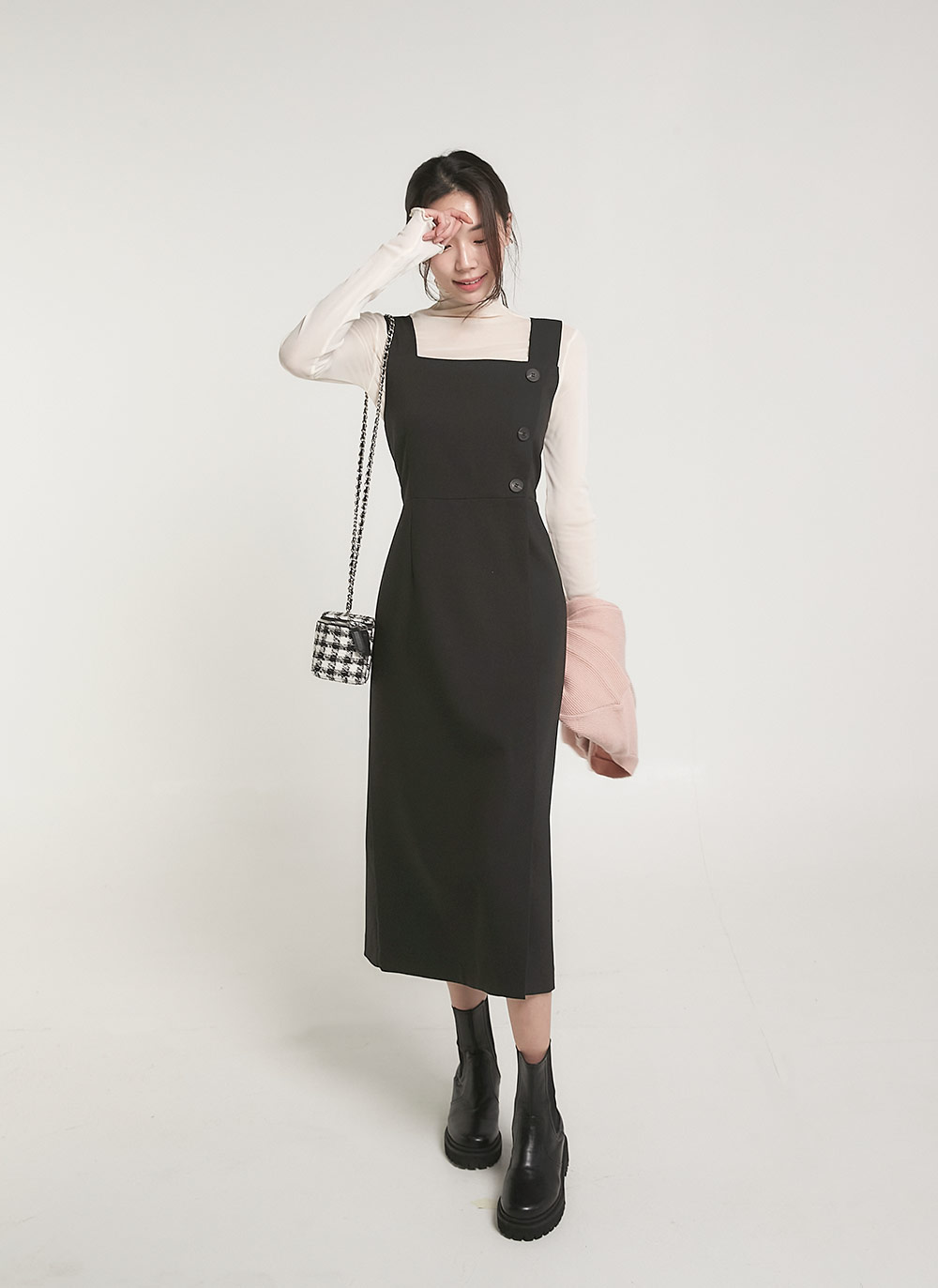 ボタンスリットノースリワンピース | DHOLIC | 詳細画像11