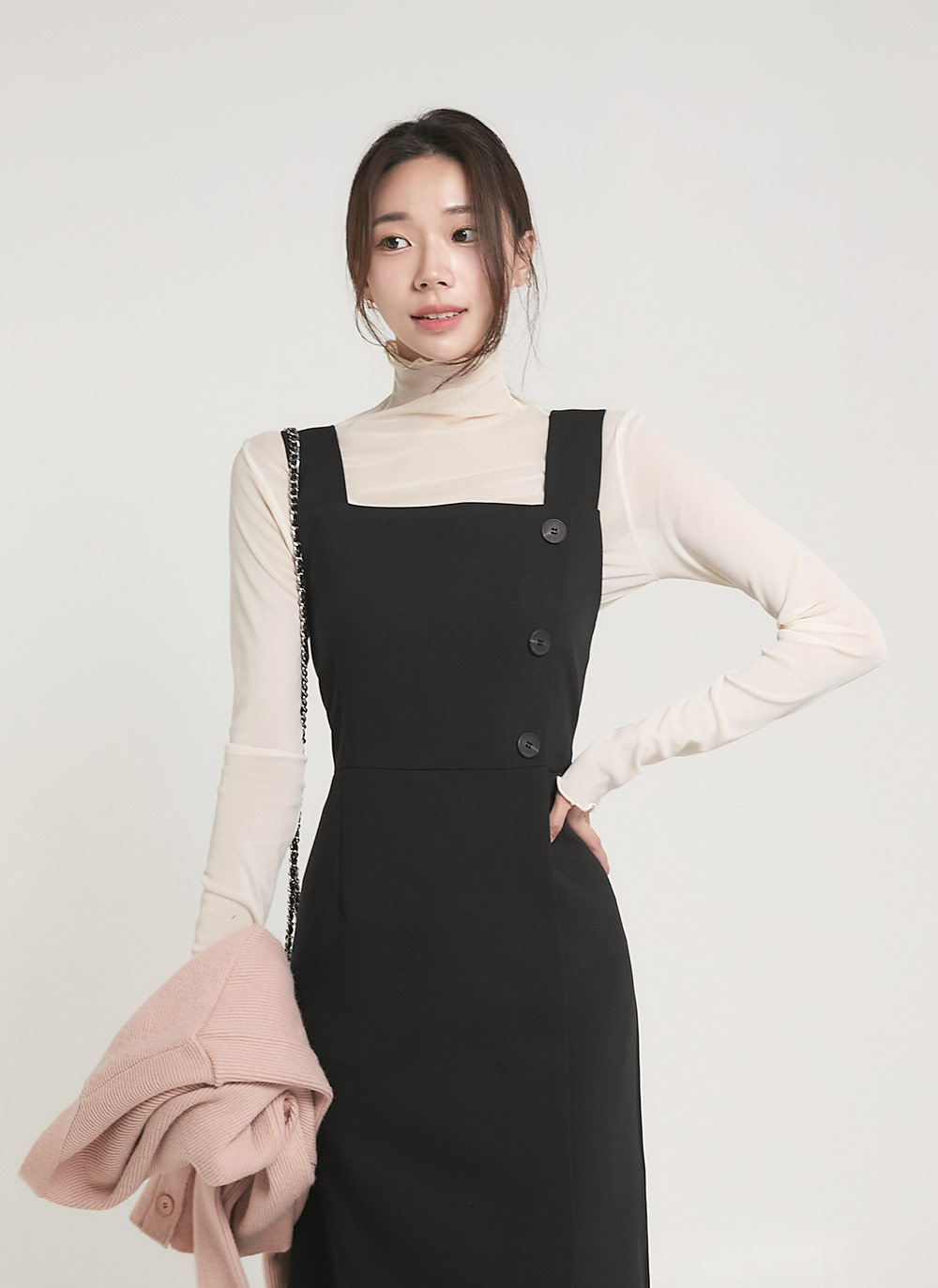 ボタンスリットノースリワンピース | DHOLIC | 詳細画像13