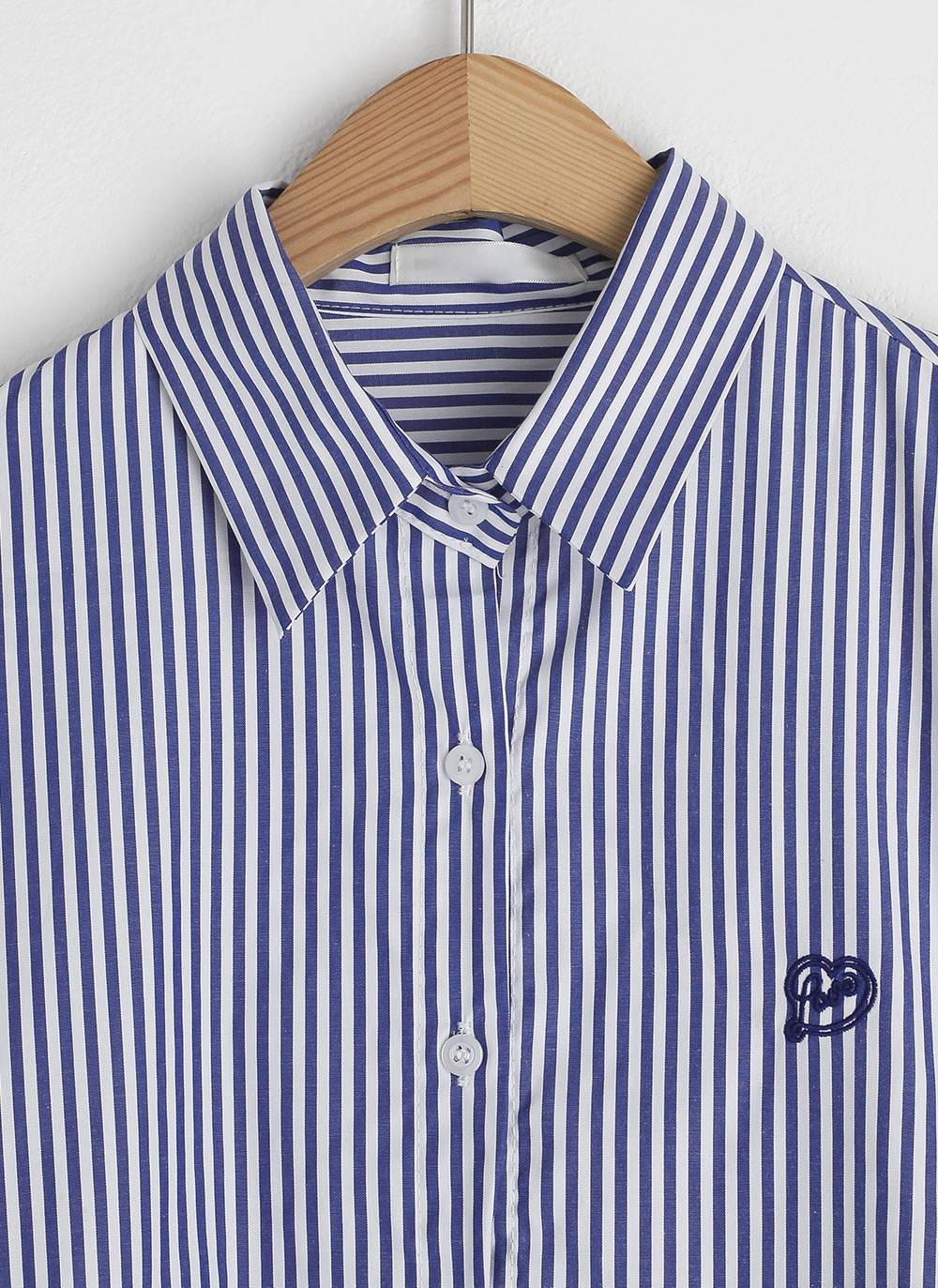 ストライプハート刺繍シャツ | DHOLIC | 詳細画像27