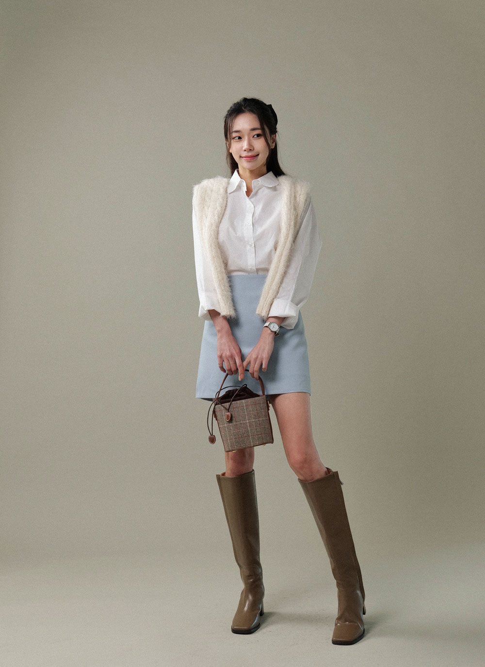 クロップドコットンシャツ | DHOLIC | 詳細画像4