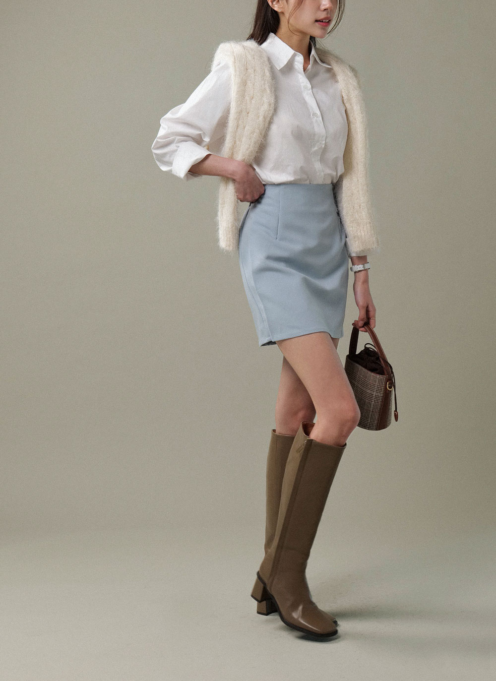 クロップドコットンシャツ | DHOLIC | 詳細画像5