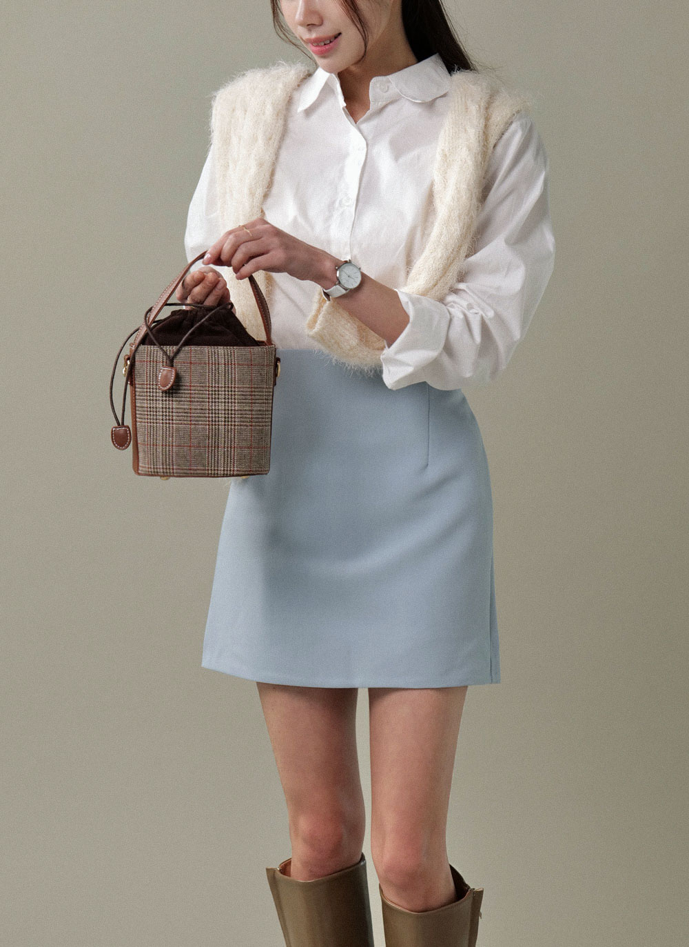 クロップドコットンシャツ | DHOLIC | 詳細画像6