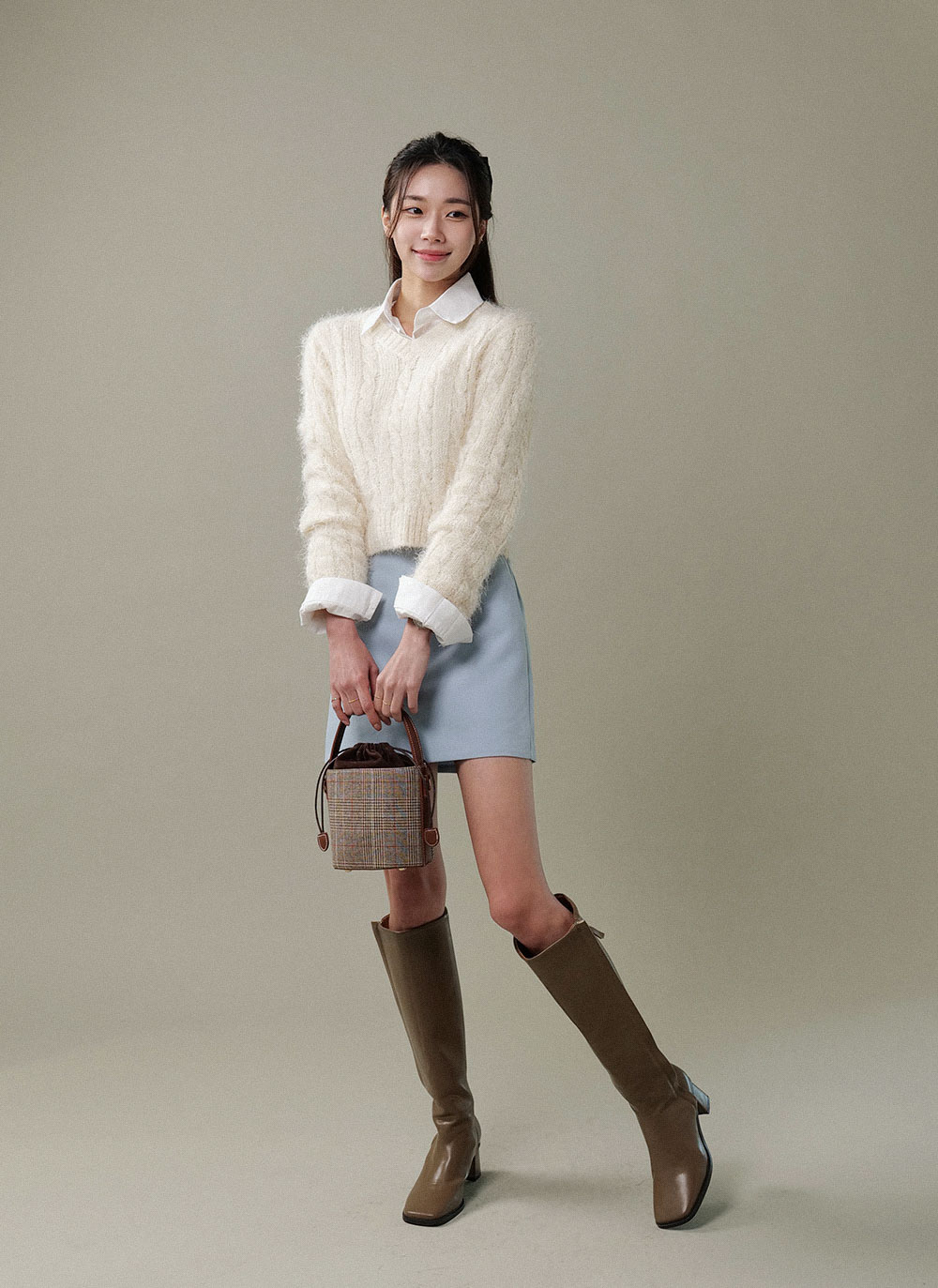 クロップドコットンシャツ | DHOLIC | 詳細画像10