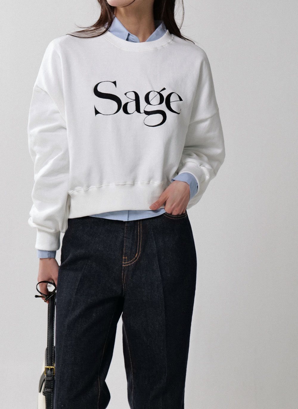 クロップドコットンシャツ | DHOLIC | 詳細画像15