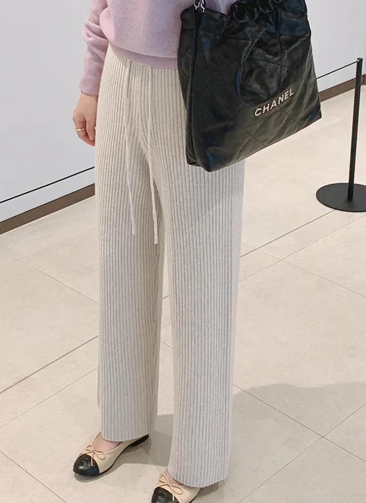 ドロストリブニットパンツ | citynwoman | 詳細画像1