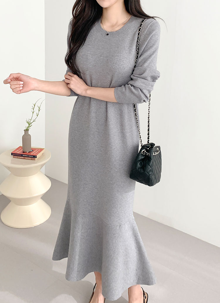 knuthmarf パターンニットマーメイドワンピース 22SS knuth marf パターンニットマーメイドワンピース 22SS knuth marf