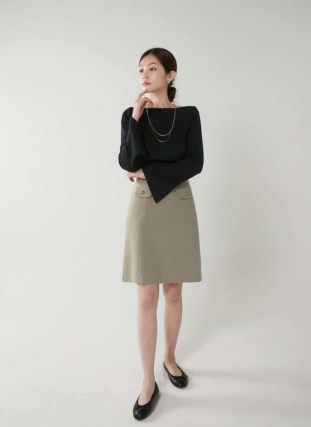 2TYPEスリットスリーブニット | DHOLIC | 詳細画像6