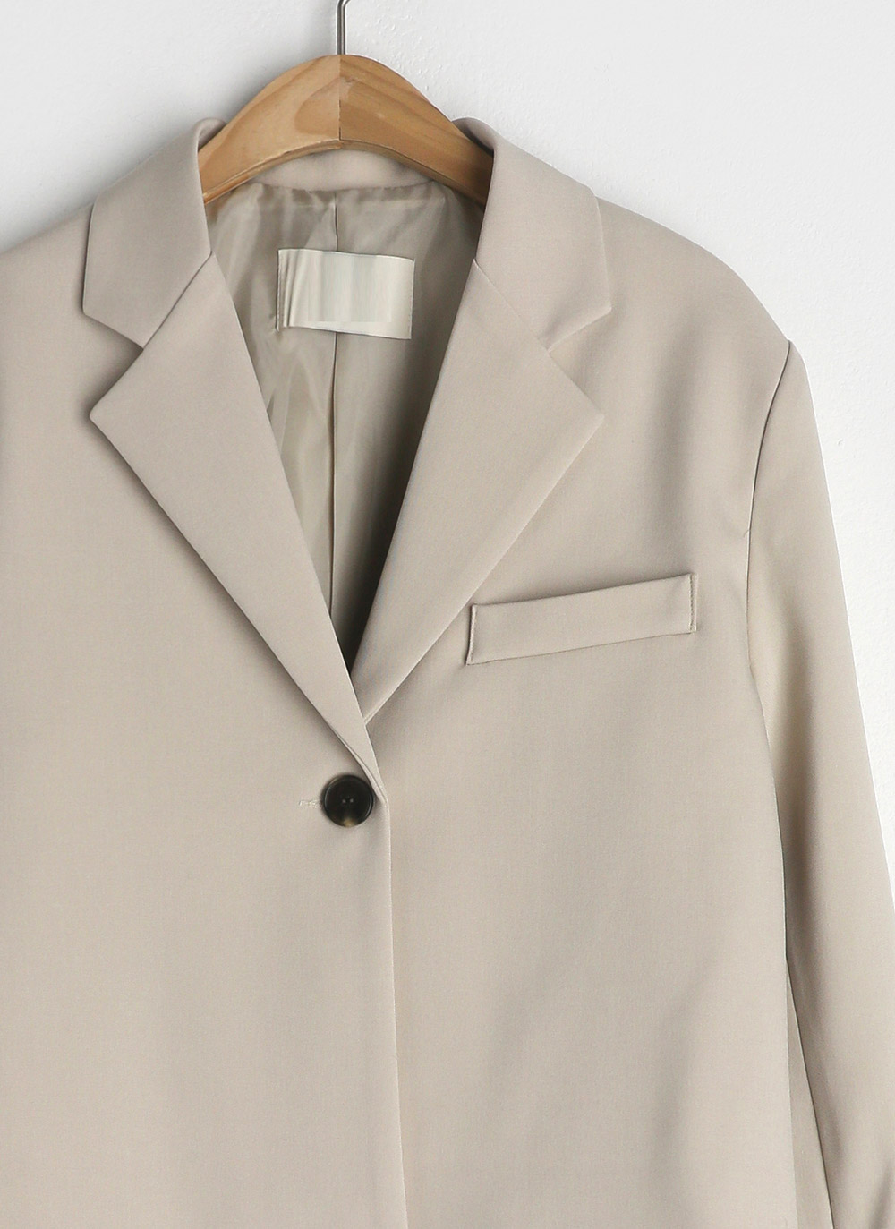 ワンボタンクロップドジャケット | レディースファッション通販 - DHOLIC