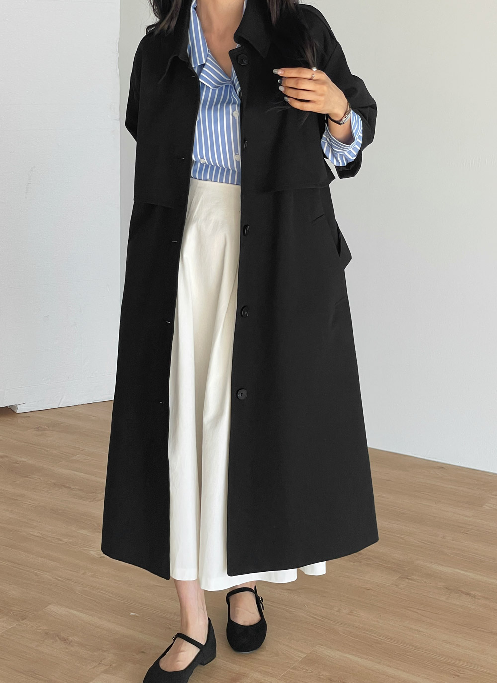 ベルト付ヨークトレンチコート | レディースファッション通販 - DHOLIC