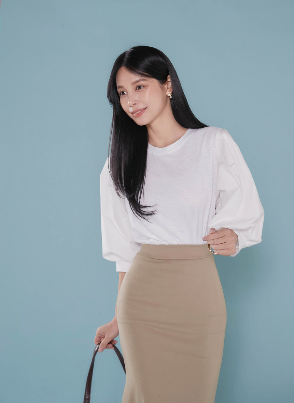 バルーン7分袖Tシャツ | DHOLIC | 詳細画像5