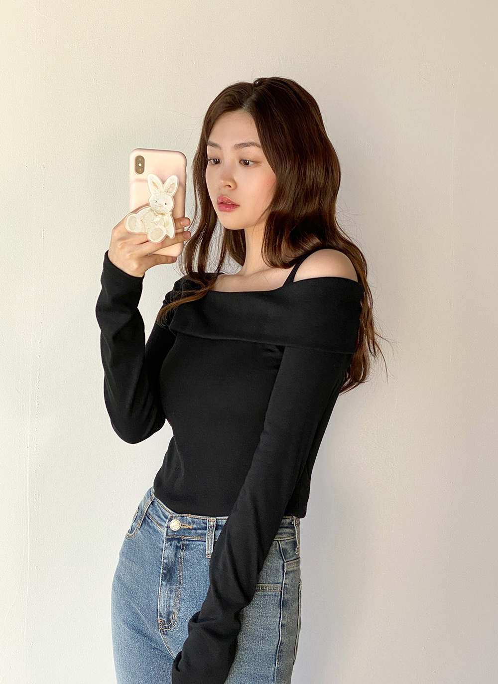 ワンショルダー長袖Tシャツ | DHOLIC | 詳細画像14