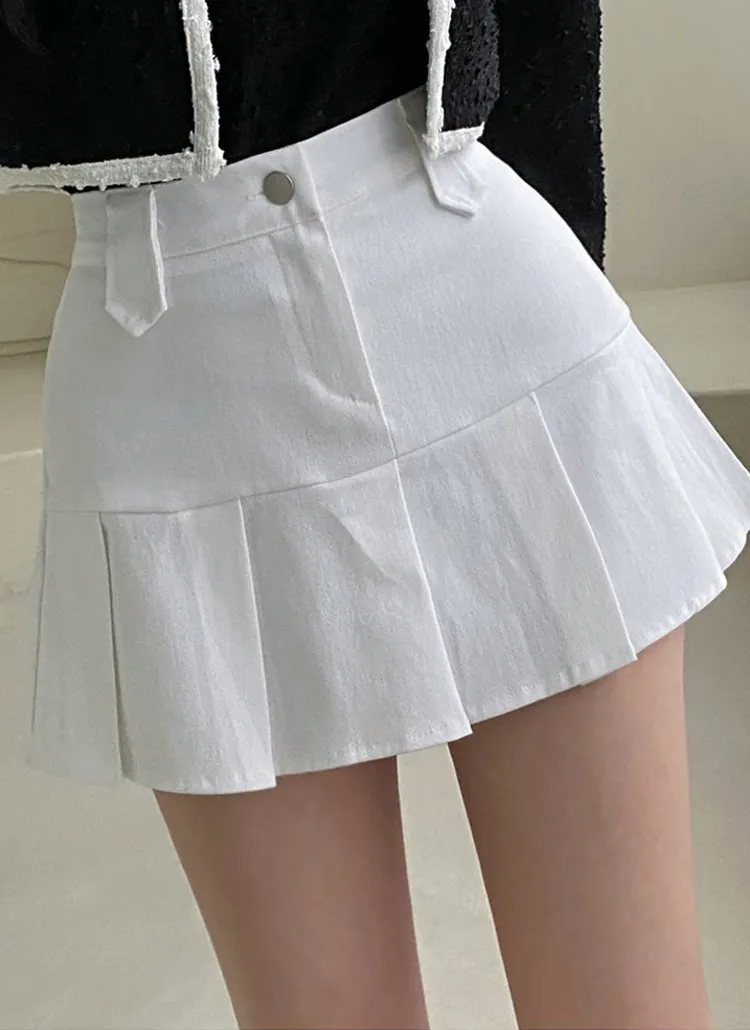 パンツ裏地プリーツヘムスカート | dangosister | 詳細画像1