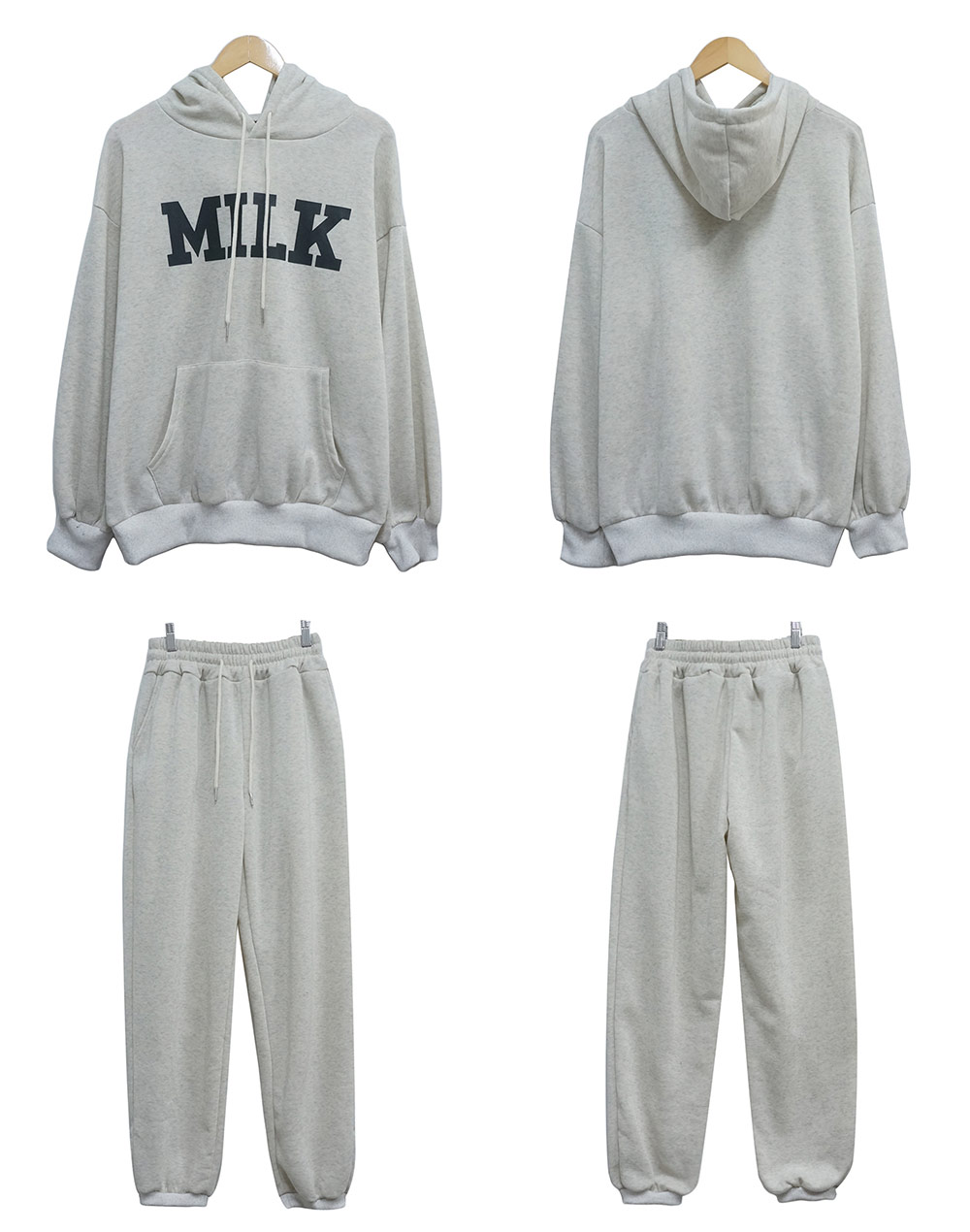 裏起毛スウェットパーカーセットアップ | レディースファッション通販