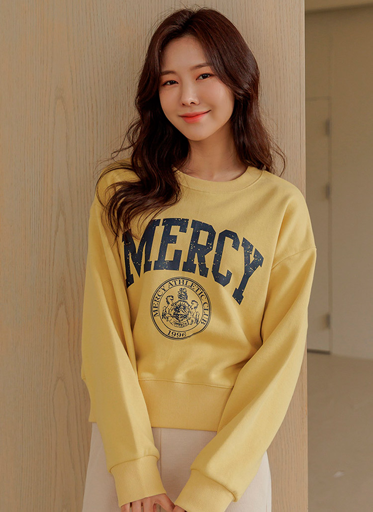 MERCYサークルロゴスウェット | レディースファッション通販 - DHOLIC
