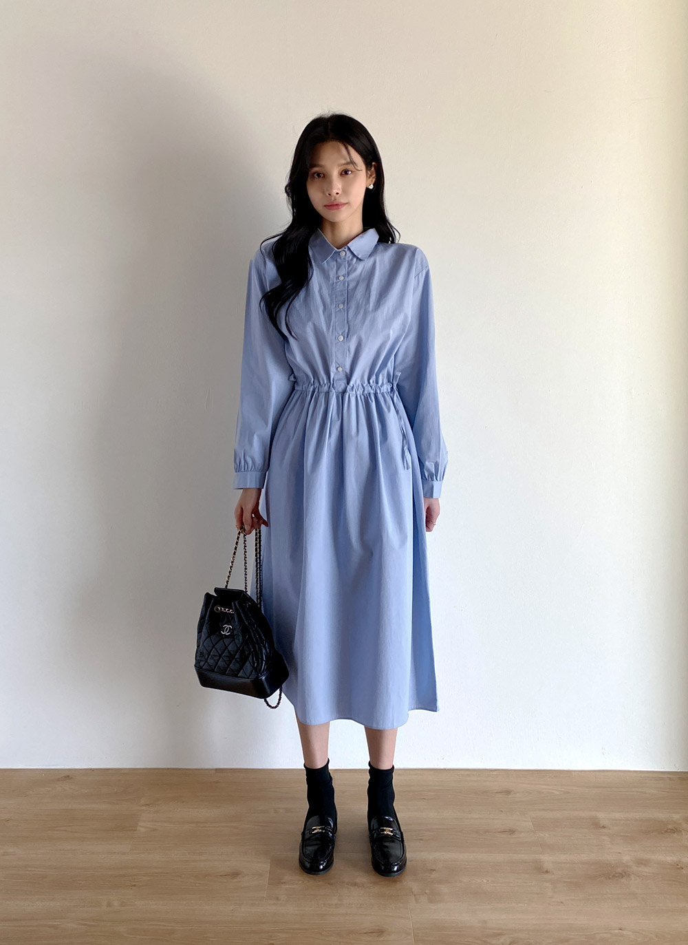 ドロストシャツワンピース | レディースファッション通販 - DHOLIC