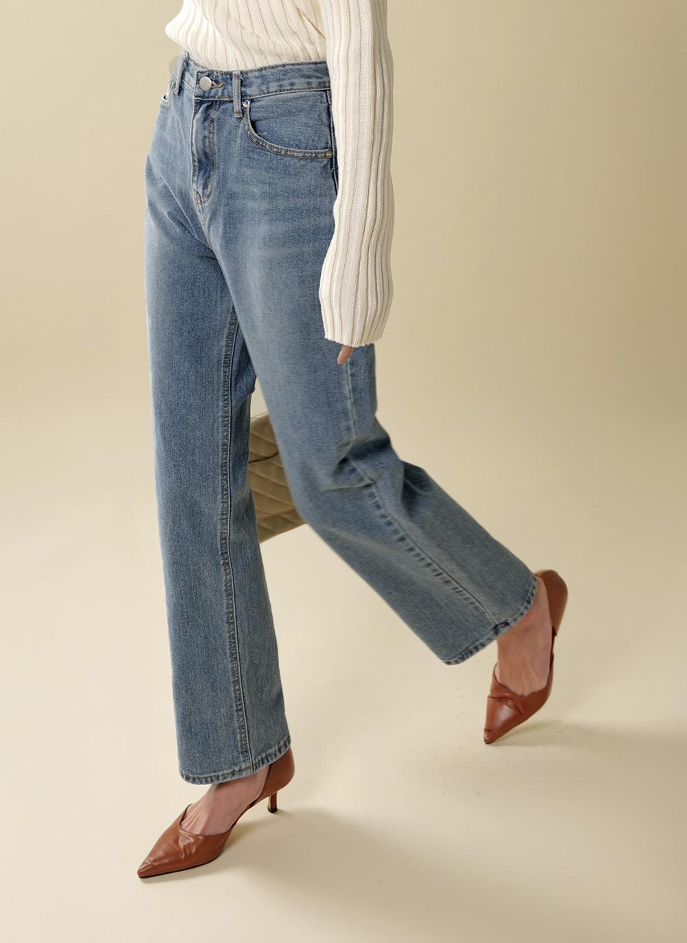 NORDISK■女性 デニム ストレート パンツ ■送料込 Amazon | [n'OrLABEL] オシャレウォーカー ワイドパンツ