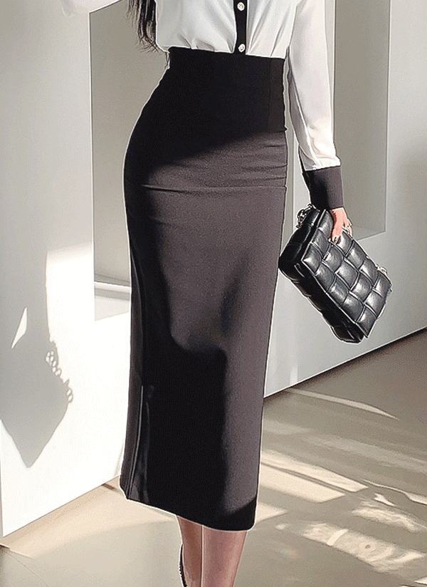 ハイウエストロングタイトスカート | レディースファッション通販 - DHOLIC