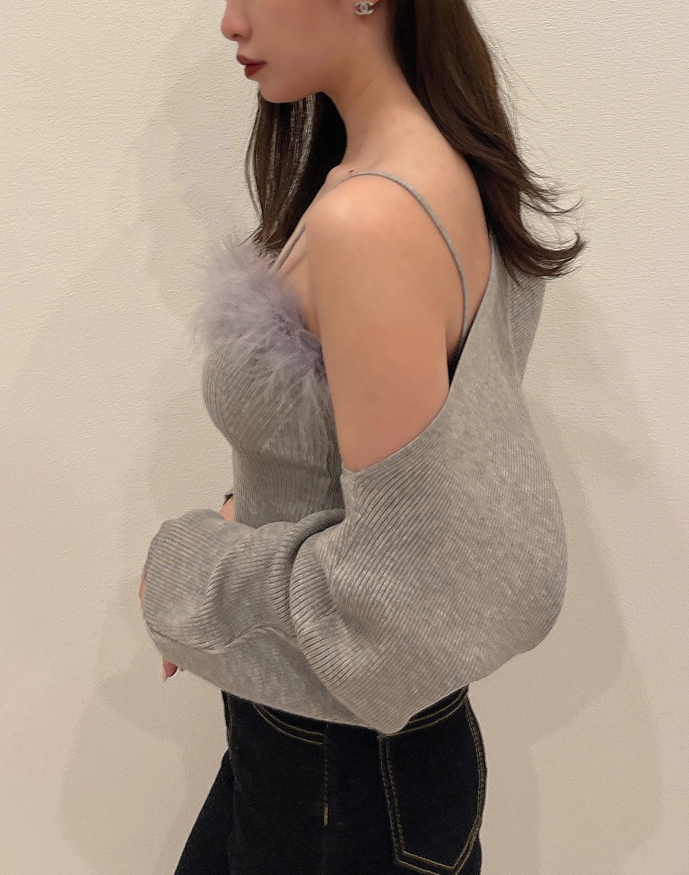 DHOLIC ファー ホワイト にゃさん専用 フェイクファーボリュームジャケット | レディースファッション