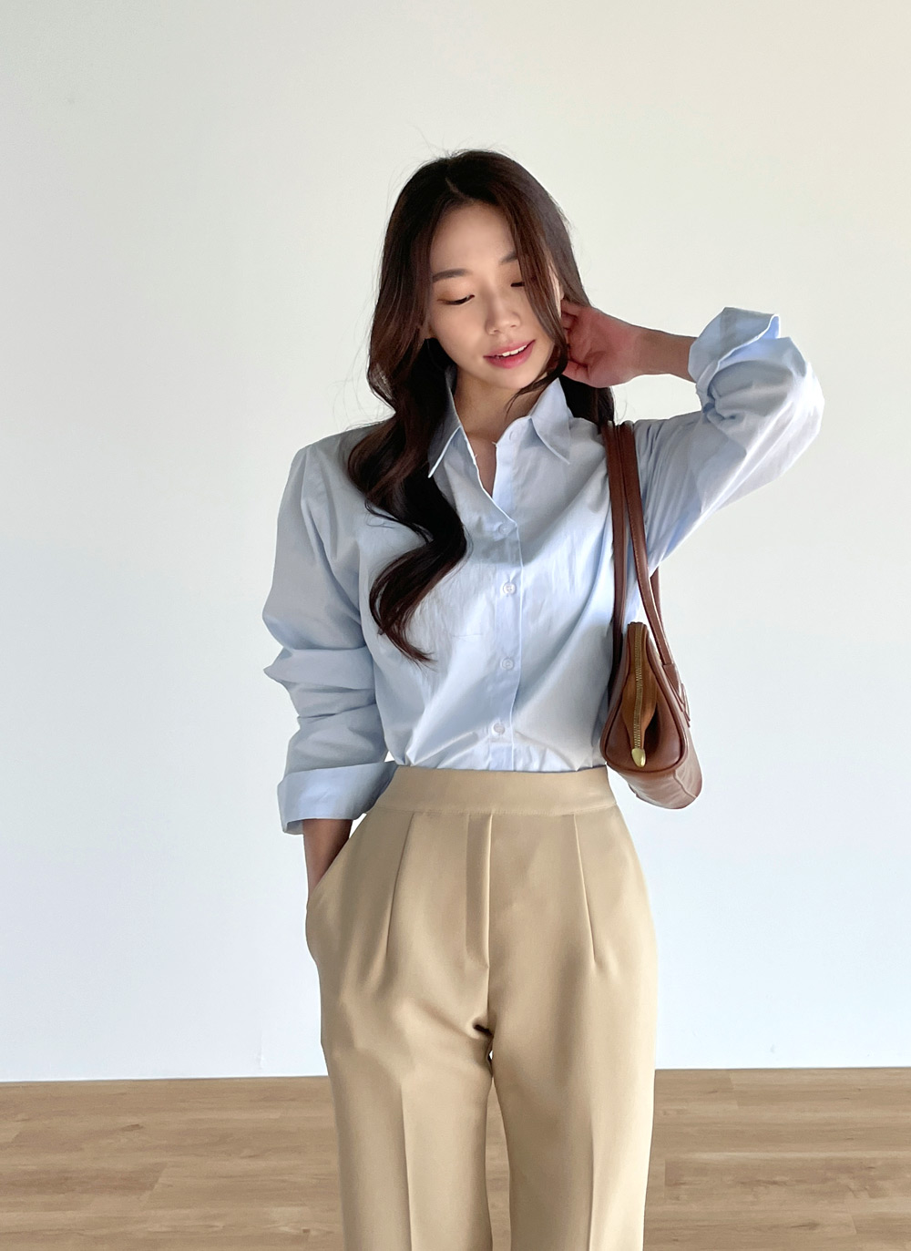 パステルコットンシャツ | DHOLIC | 詳細画像4