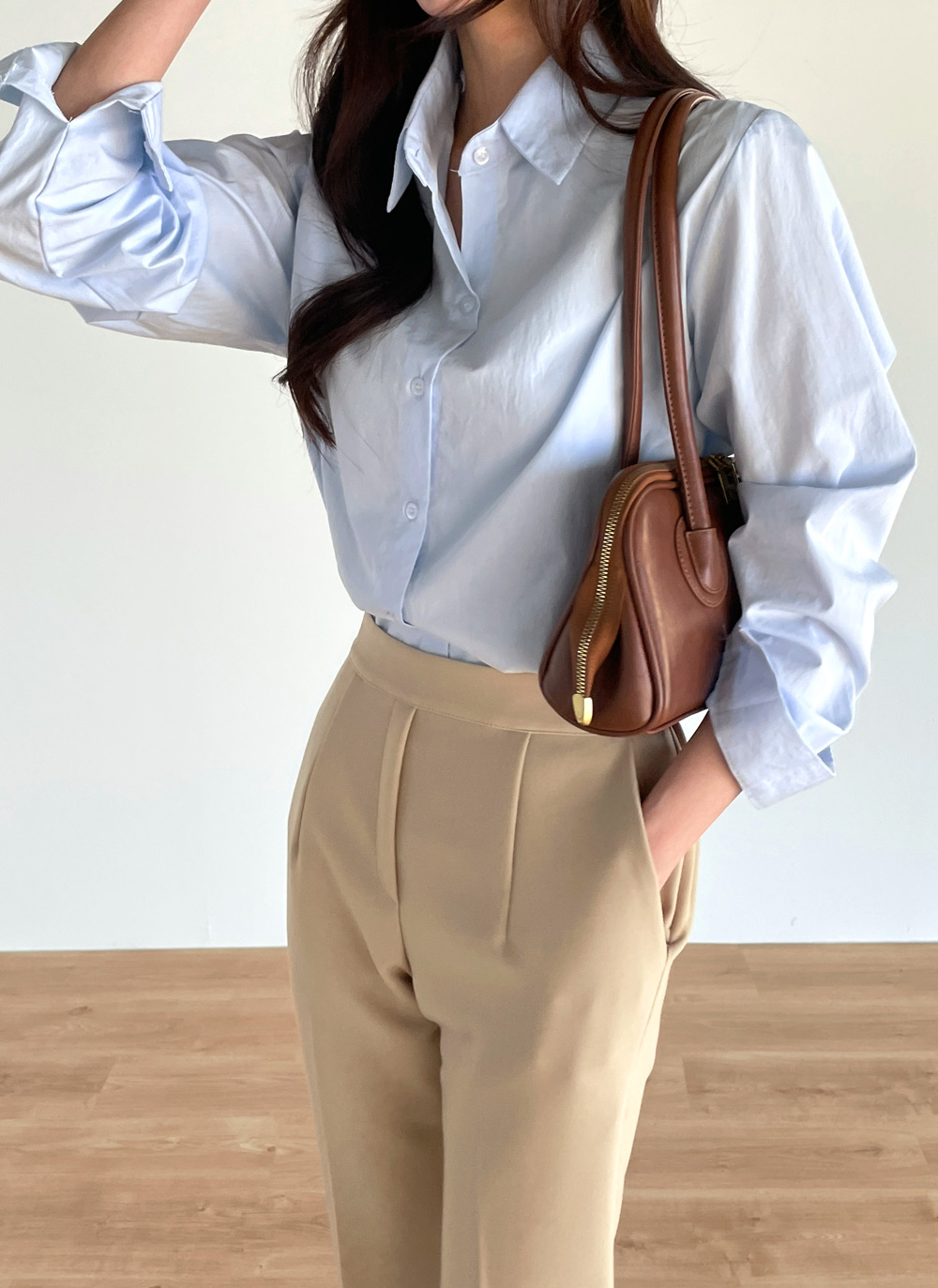 パステルコットンシャツ | DHOLIC | 詳細画像6