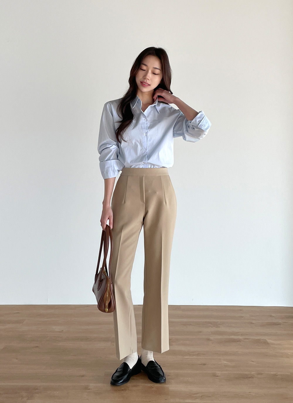 パステルコットンシャツ | DHOLIC | 詳細画像7