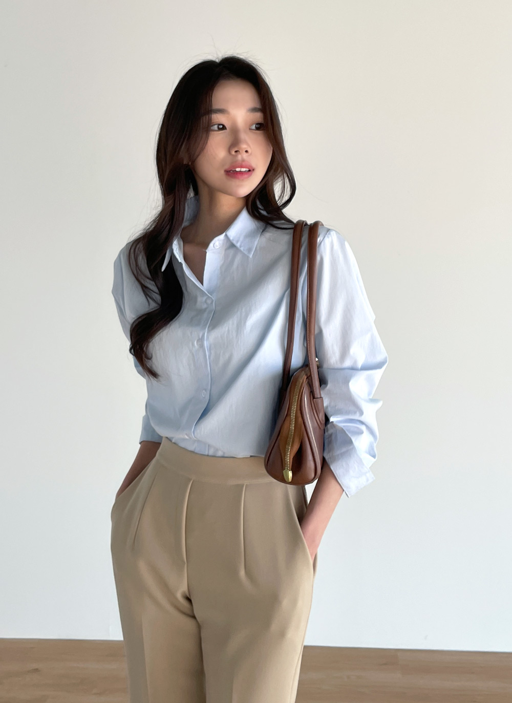 パステルコットンシャツ | DHOLIC | 詳細画像9