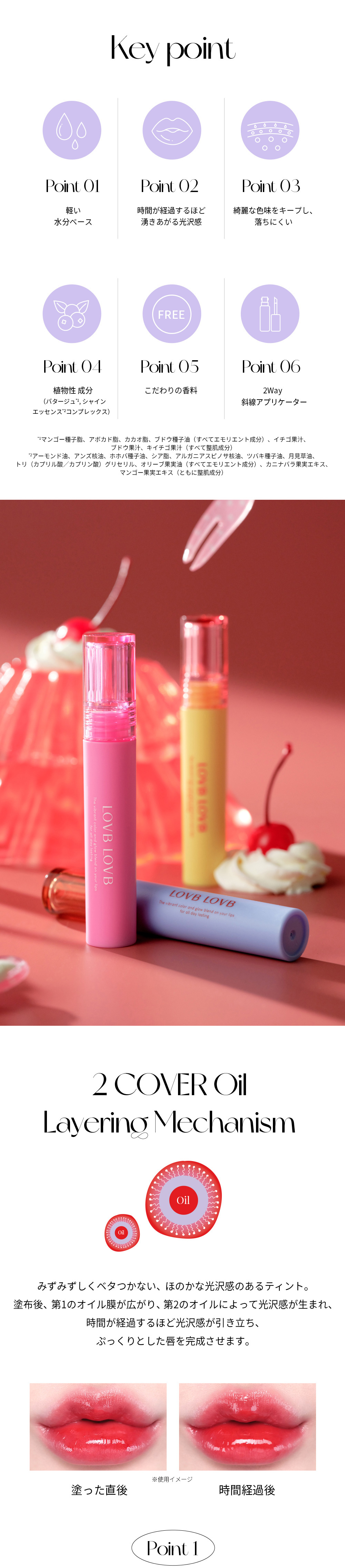 ラブラブコスメティック] プディンググロウティント（#03キャンディ