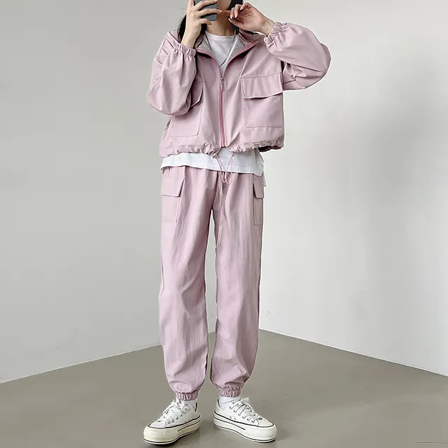 ナイロンフラップポケットジャンパー上下SET | loonough | 詳細画像1