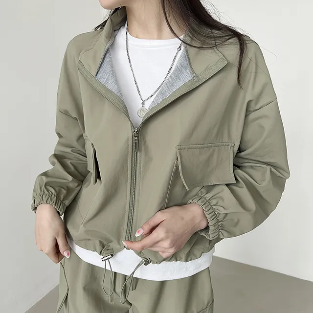 ナイロンフラップポケットジャンパー上下SET | loonough | 詳細画像12