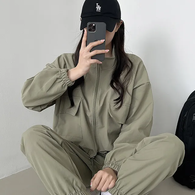 ナイロンフラップポケットジャンパー上下SET | loonough | 詳細画像14