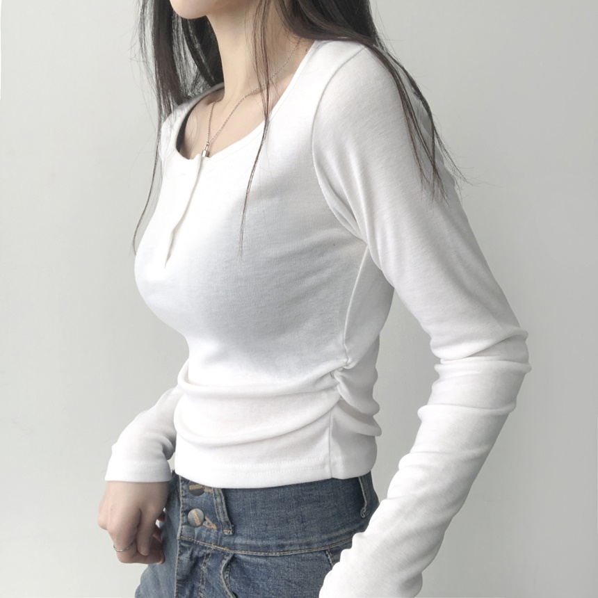ヘンリーネック長袖Tシャツ | lilisense | 詳細画像4