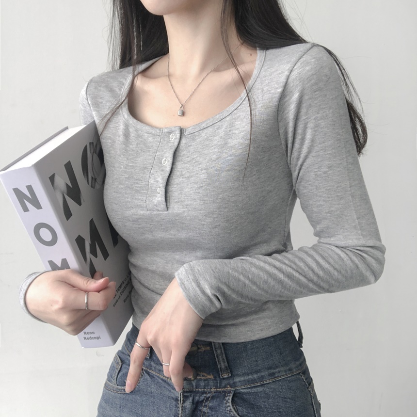 ヘンリーネック長袖Tシャツ | lilisense | 詳細画像9