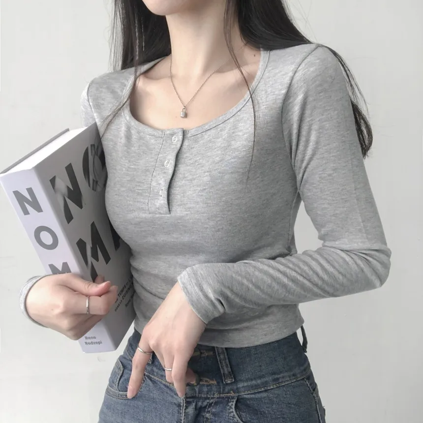 ヘンリーネック長袖Tシャツ | lilisense | 詳細画像8