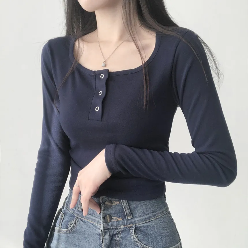 ヘンリーネック長袖Tシャツ | lilisense | 詳細画像13