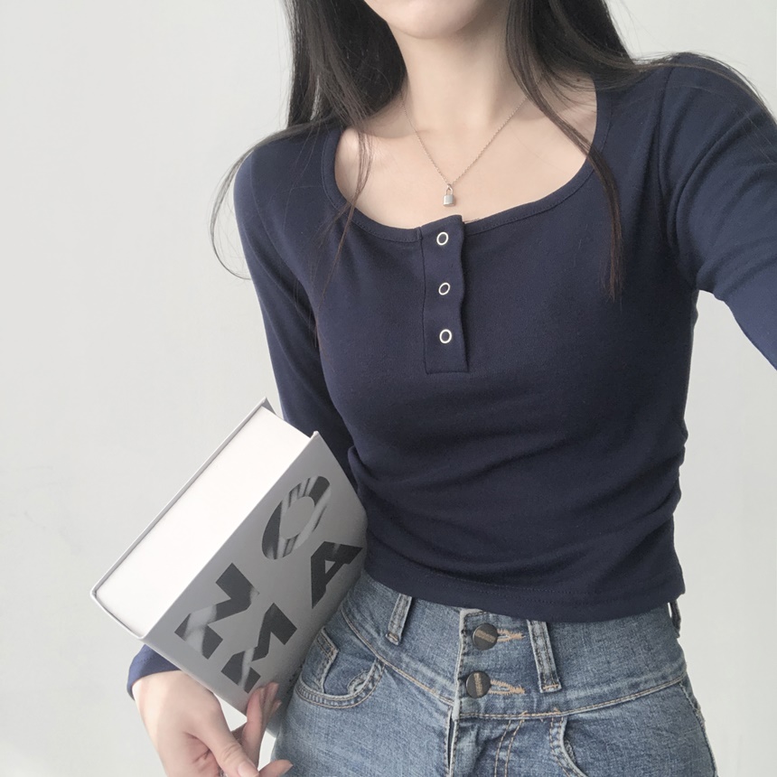 ヘンリーネック長袖Tシャツ | lilisense | 詳細画像15