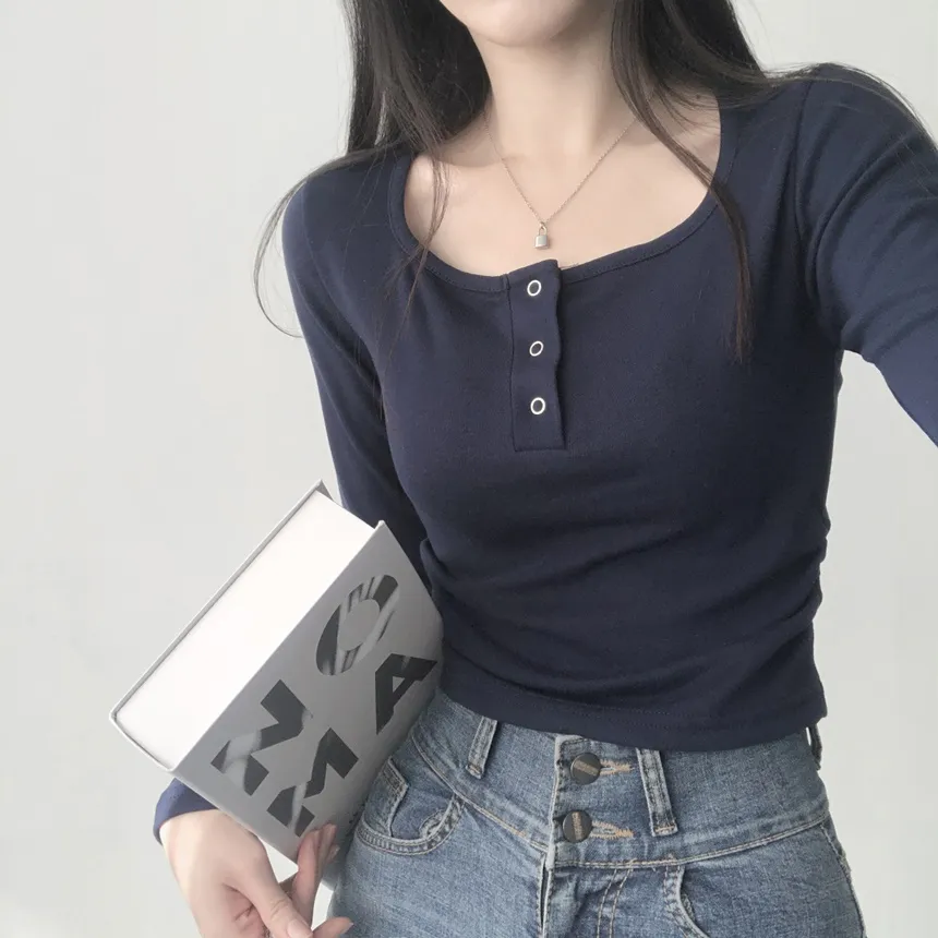 ヘンリーネック長袖Tシャツ | lilisense | 詳細画像14