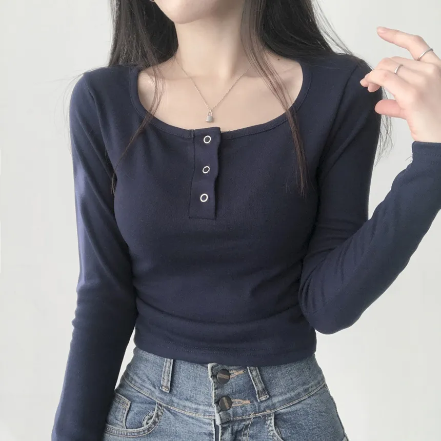 ヘンリーネック長袖Tシャツ | lilisense | 詳細画像15
