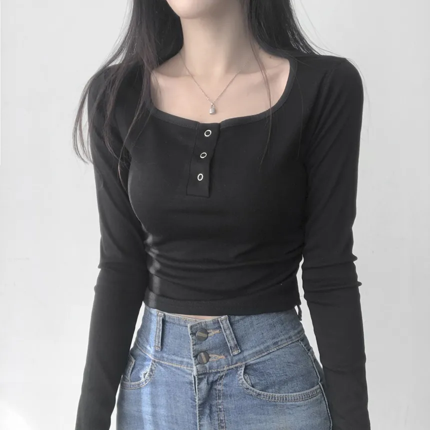 ヘンリーネック長袖Tシャツ | lilisense | 詳細画像17