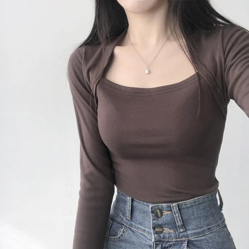 ボレロレイヤード風スリム長袖Tシャツ | lilisense | 詳細画像10