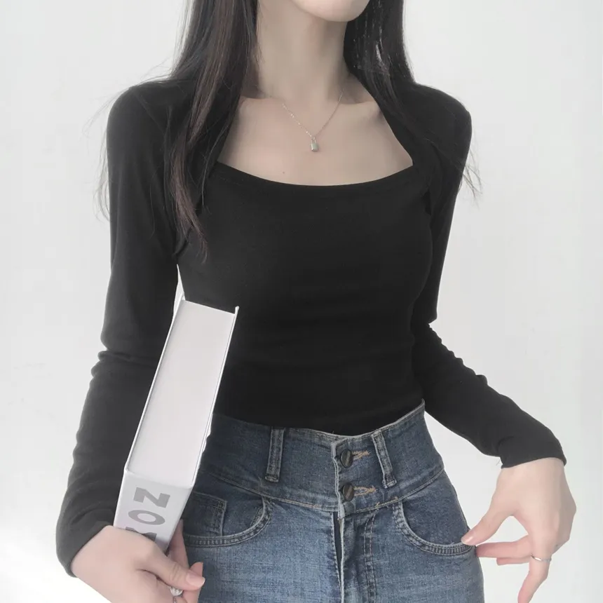 ボレロレイヤード風スリム長袖Tシャツ | lilisense | 詳細画像17