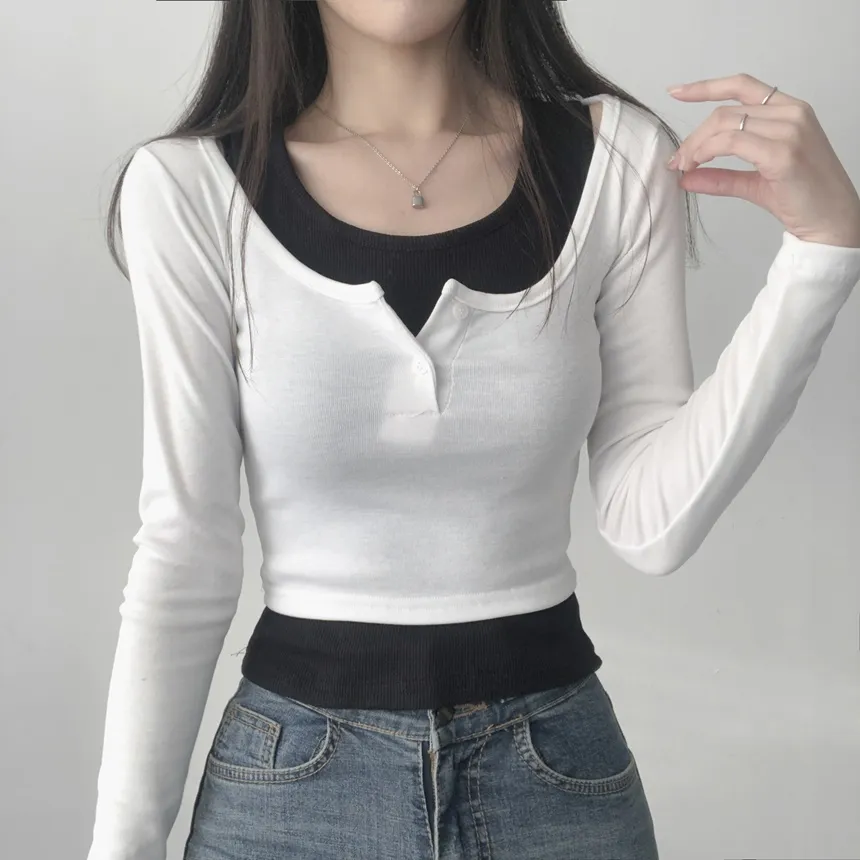 ノースリーブ&ヘンリーネックTシャツSET | lilisense | 詳細画像25