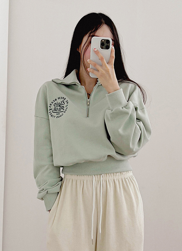 Americana×6 コットンハーフジップロングスリーブシャツ - aygintersal.com