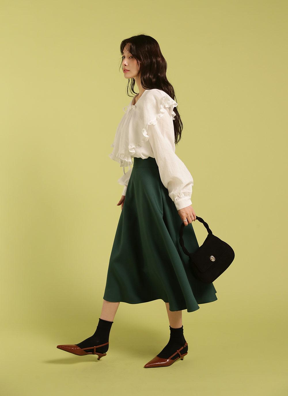 【人気完売】♡♡♡イデアルーチェ　ドロストスカートホワイト♡♡♡ Bottoms - iDea Luce イデアルーチェ｜大人リアルクローズ