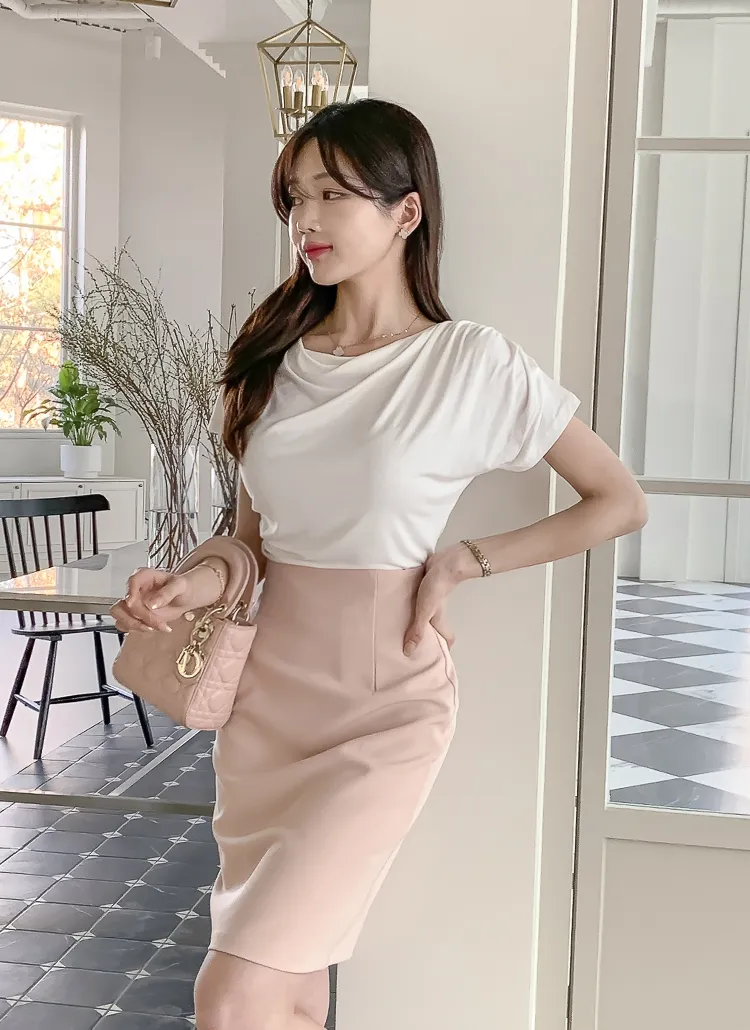 ドレープネックTシャツ | highclassic | 詳細画像1