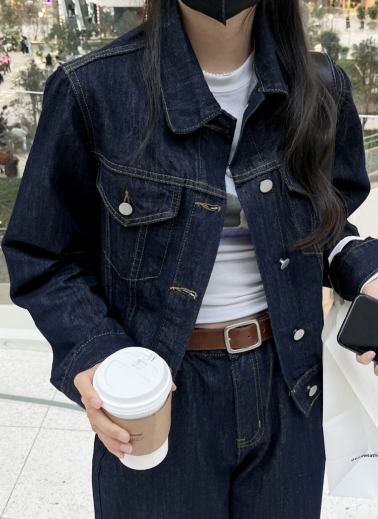 ZARA ラインストーン　デニムジャケット S ブラック ZARA ラインストーン デニムジャケット S ブラック