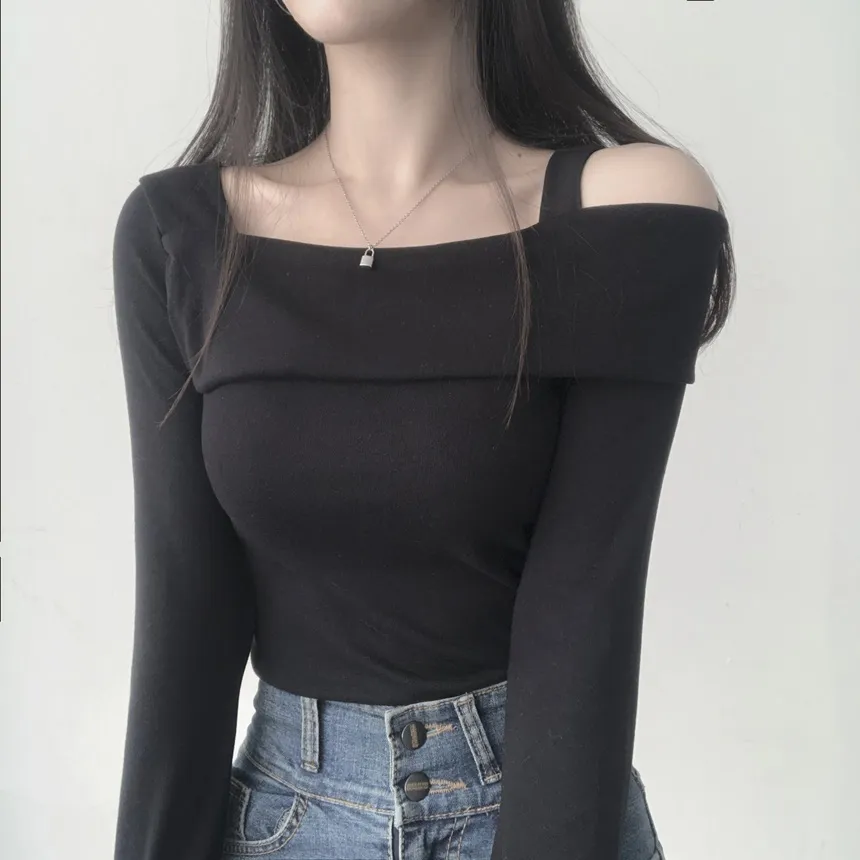 2WAYワンショルクロップドTシャツ | lilisense | 詳細画像11