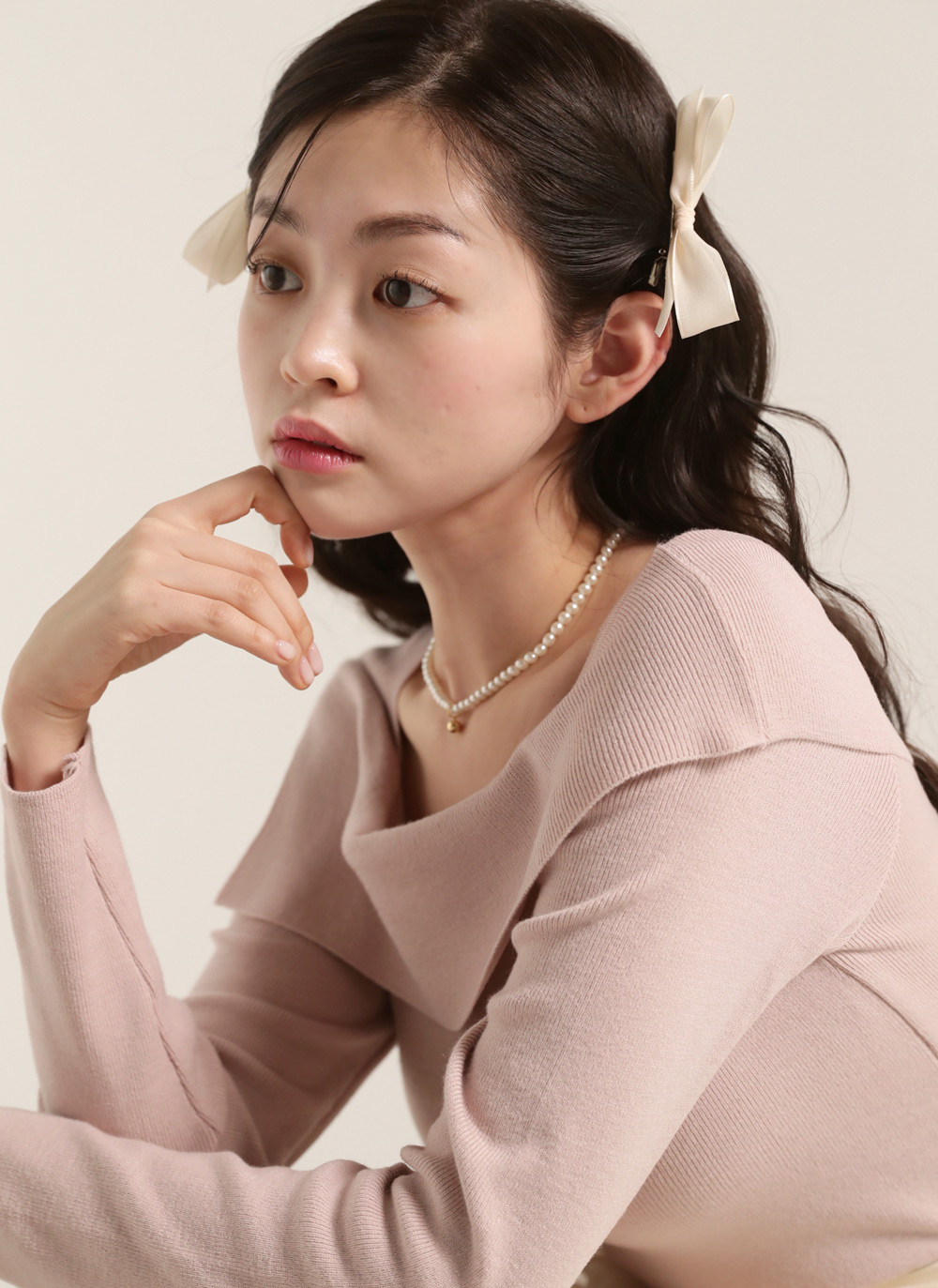 シアーリボンヘアクリップ2SET | DHOLIC | 詳細画像5