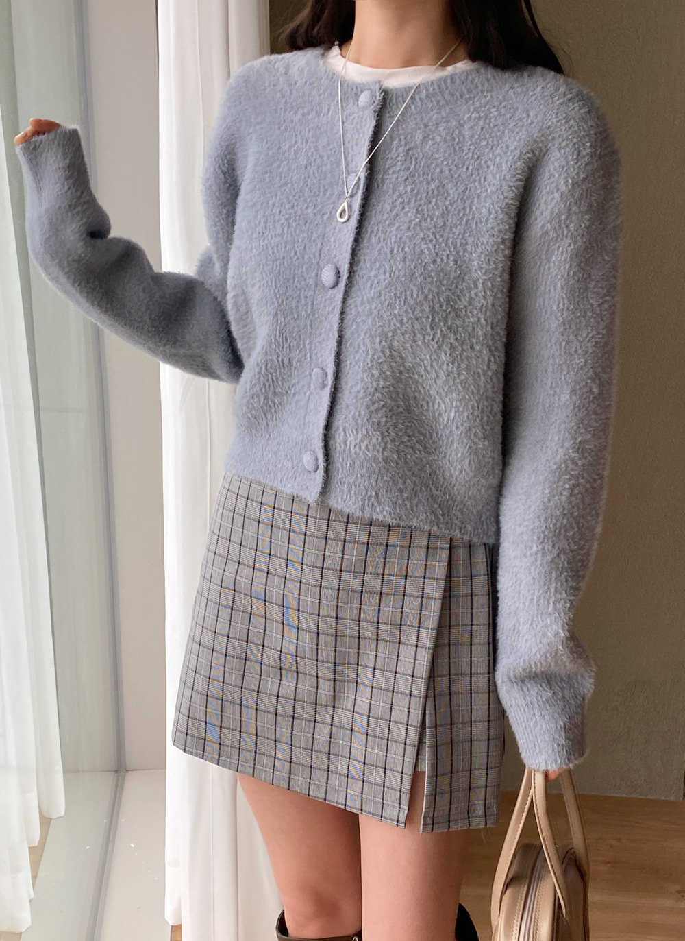 ソフトくるみボタンカーディガン | レディースファッション通販 - DHOLIC