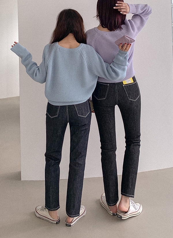 JEAN'S PAUL GAULTIERキラキラ太ステッチストレートラインデニム JEAN´S PAUL GAULTIERキラキラ太ステッチストレートラインデニム